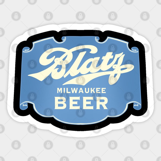 Blatz Beer Milwaukee Sticker by asterami